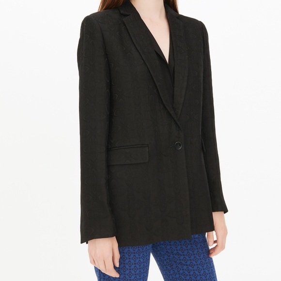 Sandro Jackets & Blazers - Sandro Textured Pattern Holly Blazer